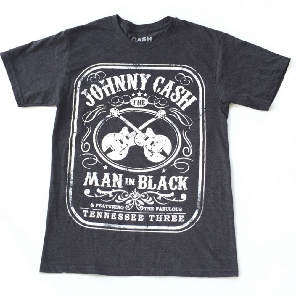 Johnny Cash Men In Black Graphic T Shirt